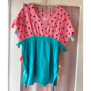 Watermelon Swim Cover Up Tunic